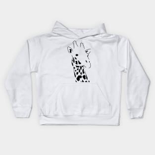 Giraffe Head Kids Hoodie